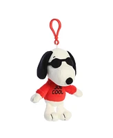 Aurora Mini Joe Cool Keychain Peanuts Adorable Plush Toy White 5"