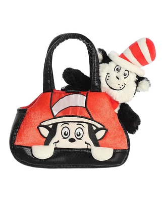 Aurora Small Fancy Pal Peek-a-Boo Cat In The Hat Dr. Seuss Whimsical Plush Toy Multicolor 7.5"