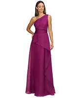 Js Collections Women's Seraphina Organza One-Shoulder Evening Gown