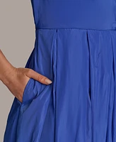 Donna Karan New York Women's Bow-Trim One-Shoulder Ball Gown