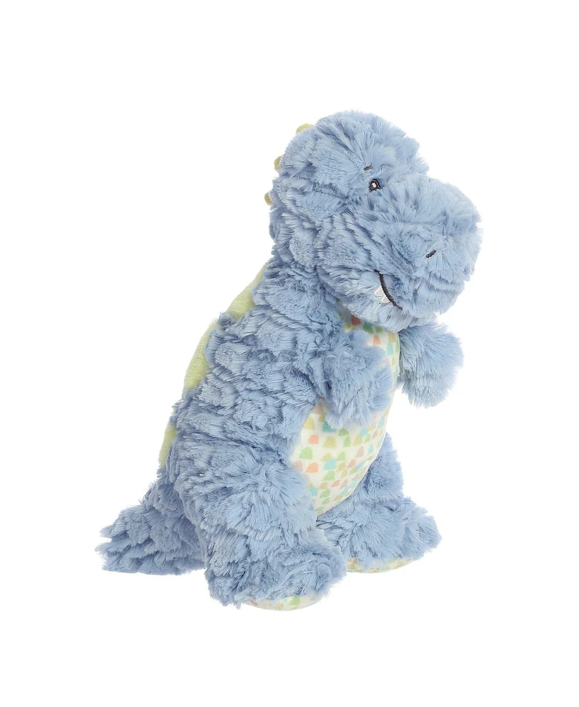 ebba Small Theo T-Rex Softiesaurus Adorable Baby Plush Toy Blue 9"