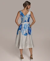 Donna Karan New York Women's Printed A-Line Dress