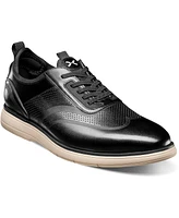 Stacy Adams Men's Edgewood Wingtip Elastic Lace Shoe