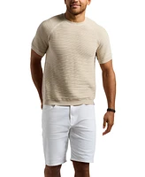 Men's Wipped Relaxed-Fit Textured-Knit Sweater