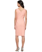 Alex Evenings Compression Embellished Ruched Sheath Dress