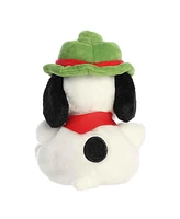 Aurora Mini Palm Pals Beagle Scout Snoopy Peanuts Adorable Plush Toy White 5