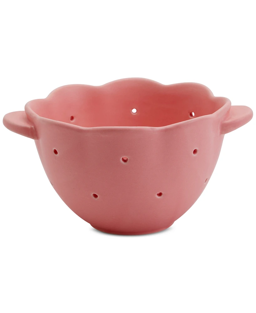 Haven 7" Scalloped Stoneware Berry Basket