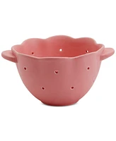 Haven 7" Scalloped Stoneware Berry Basket