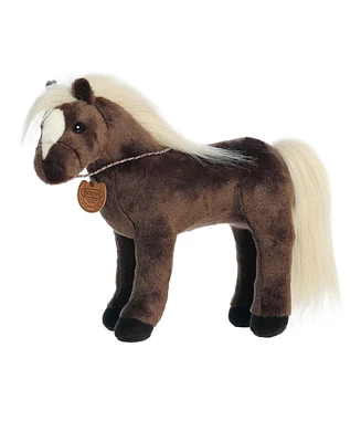 Aurora Medium Showstoppers Black Forest Horse Breyer Exquisite Plush Toy Brown 11.5"