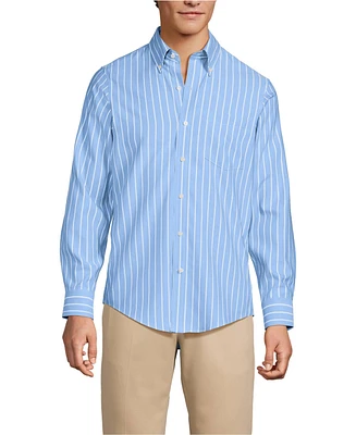 Lands' End Men's Traditional Fit No Iron Twill Shirt