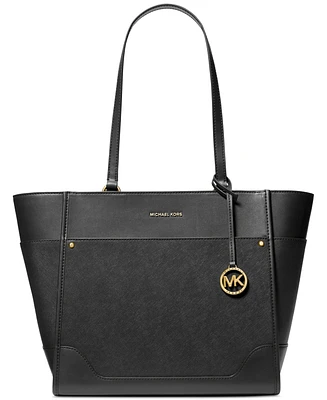 Michael Kors Harrison Extra Large Leather Top Zip Tote