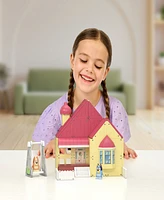 Tile Town Bluey Heeler Home Magnetic Tiles Playset, 46 Piece
