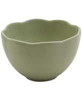 Haven Scalloped Stoneware Tidbit Bowls, Set of 4
