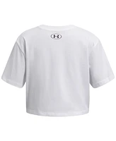 Under Armour Big Girls Rival Crewneck Logo T-shirt