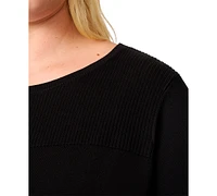 Melissa Paige Plus Elbow-Sleeve Sweater, Exclusively at Macy's