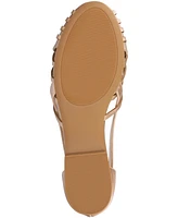 Journee Collection Women's Ekko Woven Round Toe Flats