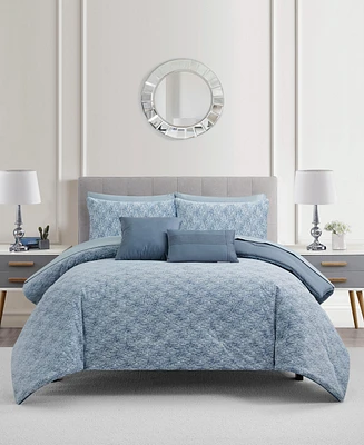 Sunham Shawna 9-Pc. Comforter Set, Full, Exclusively at Macy's