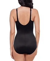 Miraclesuit Women's Sexy Sheer Shaping Padded-Cup Bodysuit