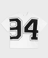 Mode of One Men's Oversized-Fit Mesh Graphic T-Shirt, Exclusively at Macy's
