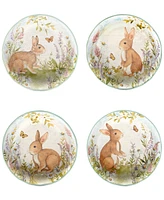 Certified International Easter Meadow Soup Bowls, Set of 4