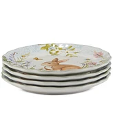 Certified International Easter Meadow Dessert/Salad Plates, Set of 4