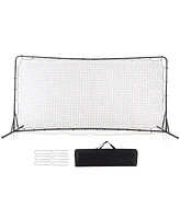 12 x 6 Feet Soccer Rebounder Net with All Weather Net