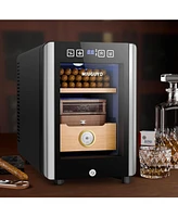 Miuguyo 16L Electric Cigar Humidors, Cigar Humidor for 100 Cigars, Cooling, Heating Temperature Control System