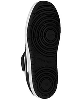 Nike Little Kids' Court Borough Low Recraft Fastening Strap Casual Sneakers from Finish Line