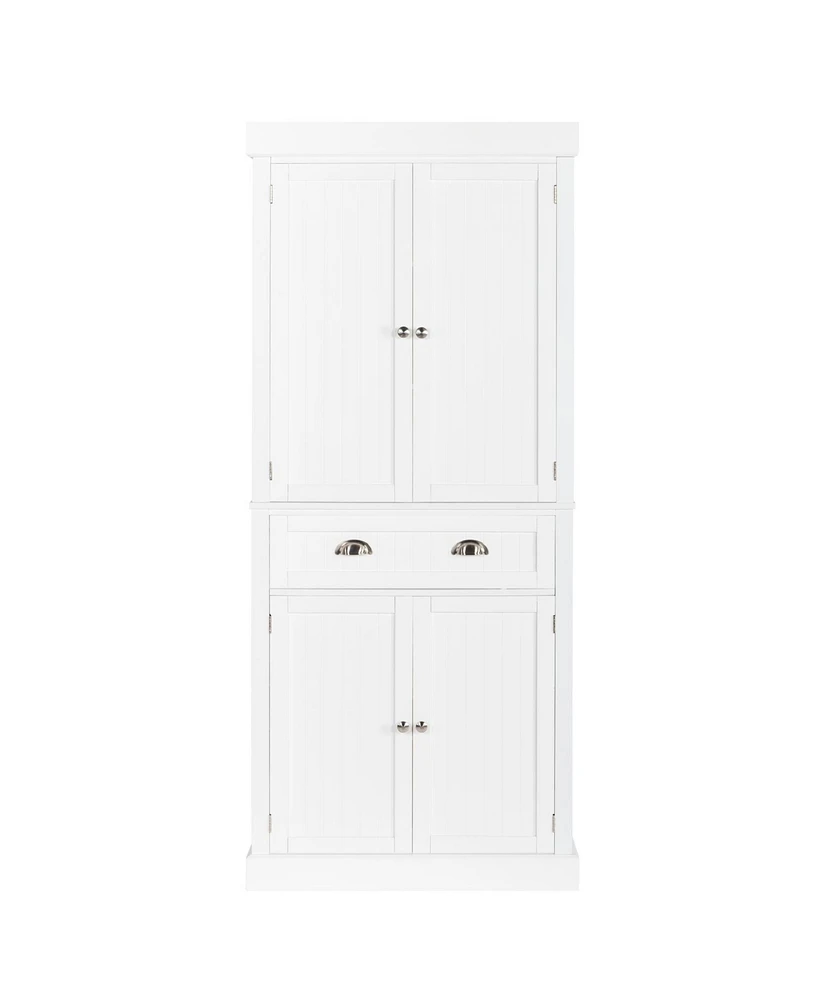 Single Drawer Double Door Storage Cabinet for Organized and Functional Home Storage