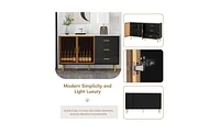 Modern Buffet Cabinet – Storage Sideboard for Dining Room & Living