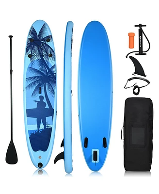 Kuyotq Adult Youth Inflatable Stand Up Paddle Board