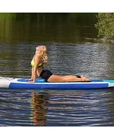 11 Ft Inflatable Stand Up Paddle Board with Aluminum Paddle