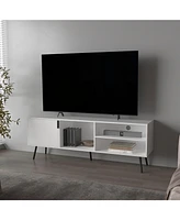 Fm Furniture Mescal Tv Stand Multistorage with a Door and Open Storage
