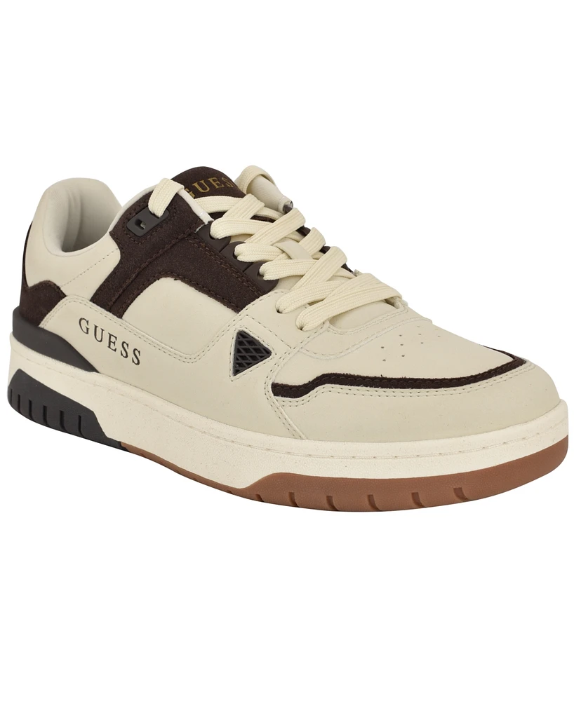 Guess Men's Nadine Paneled Lace-Up Fashion Sneakers