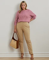 Lauren Ralph Plus Ponte Ankle Pants