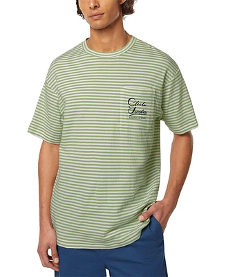 Scotch & Soda Men's Relaxed-Fit Jersey Pocket Stripe T-Shirt