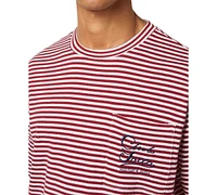 Scotch & Soda Men's Relaxed-Fit Jersey Pocket Stripe T-Shirt