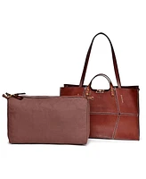 Old Trend Women's Genuine Leather Rose All-day Tote Bag