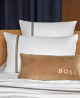 Boss Home by Hugo Boss B Linea 235 Thread Count Cotton Flat Sheet, King