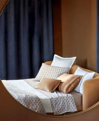 Boss Home By Hugo Boss B Monogram 300 Thread Count Cotton Sheets