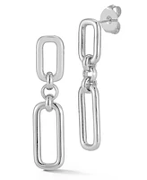 Rachel Zoe Gold Plated Link Drop Earrings