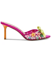 Betsey Johnson Women's Naddia Ditzy Floral Stiletto Slip-On Mules