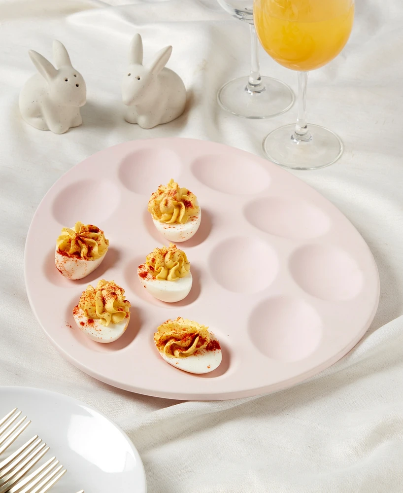 Haven Oval Stoneware Egg Tray