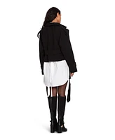 Belle & Bloom Women's Fast Car Cropped Trench