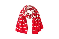 Olsen Pleated Floral Scarf