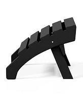 Outdoor Patio Hdpe Adirondack Ottoman Footrest