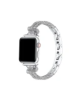 Posh Tech Serena Faux Tennis Bracelet Band for Apple Watch, Fits All Apple Watch Models