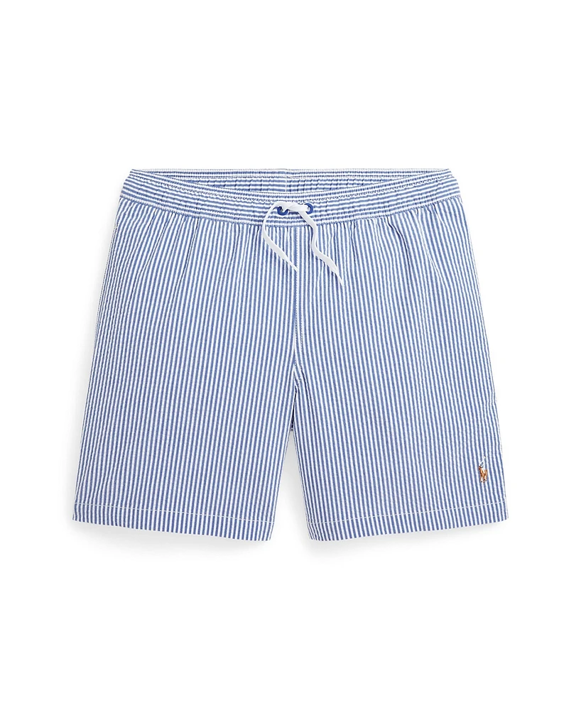 Polo Ralph Lauren Big Boys Traveler Stretch Seersucker Swim Trunk