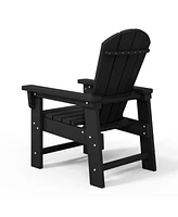 Kids Outdoor Hdpe Adirondack Plastic Patio Chair