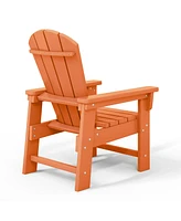 Kids Outdoor Hdpe Adirondack Plastic Patio Chair